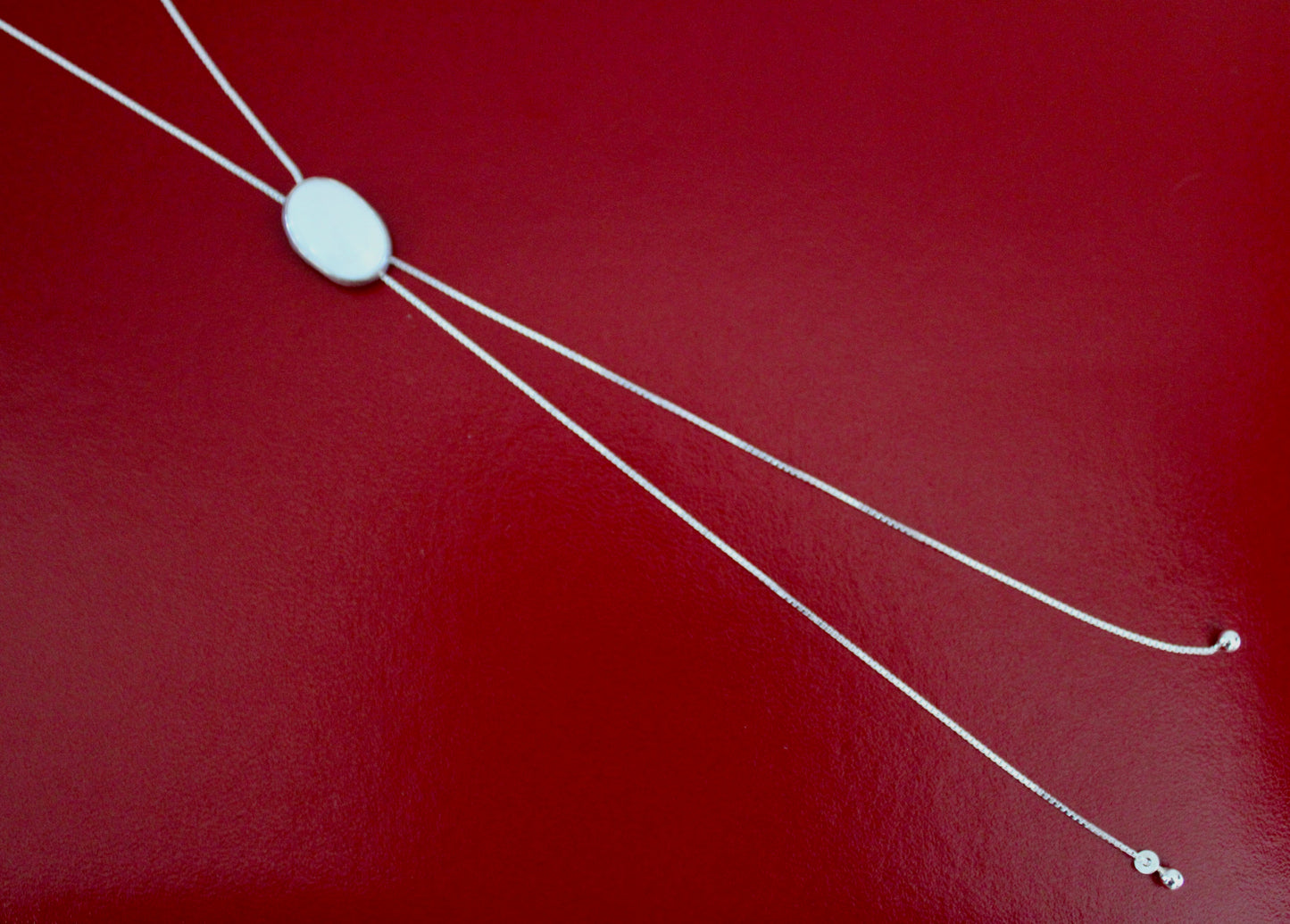 White Buffalo Bolo Necklace