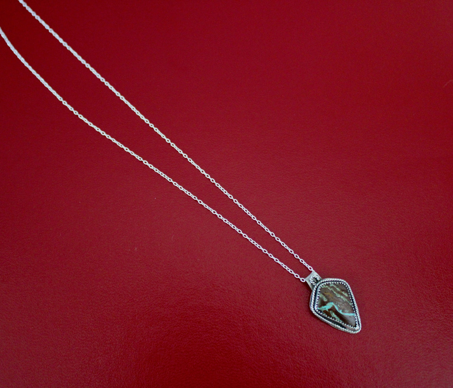 Number 8 Turquoise Pendant