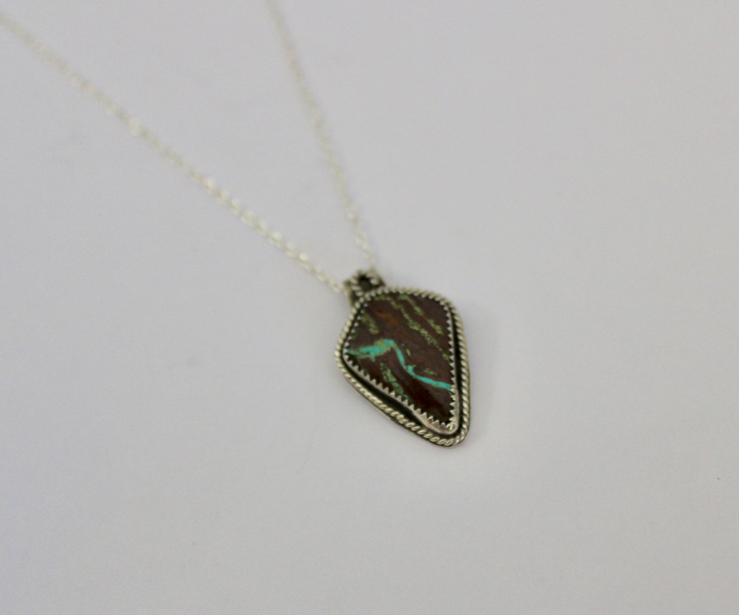 Number 8 Turquoise Pendant