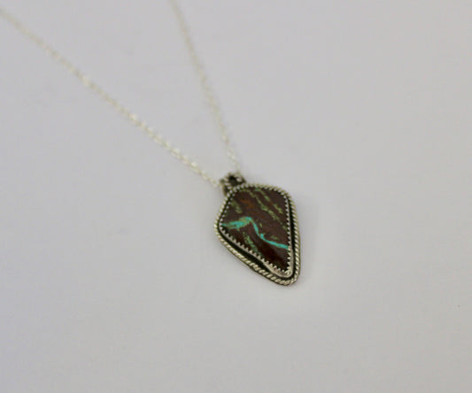 Number 8 Turquoise Pendant
