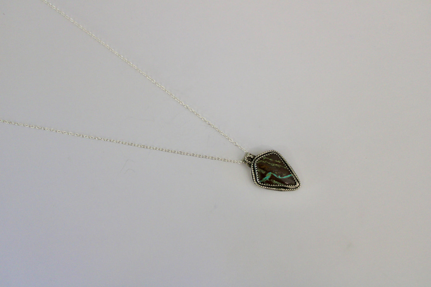 Number 8 Turquoise Pendant