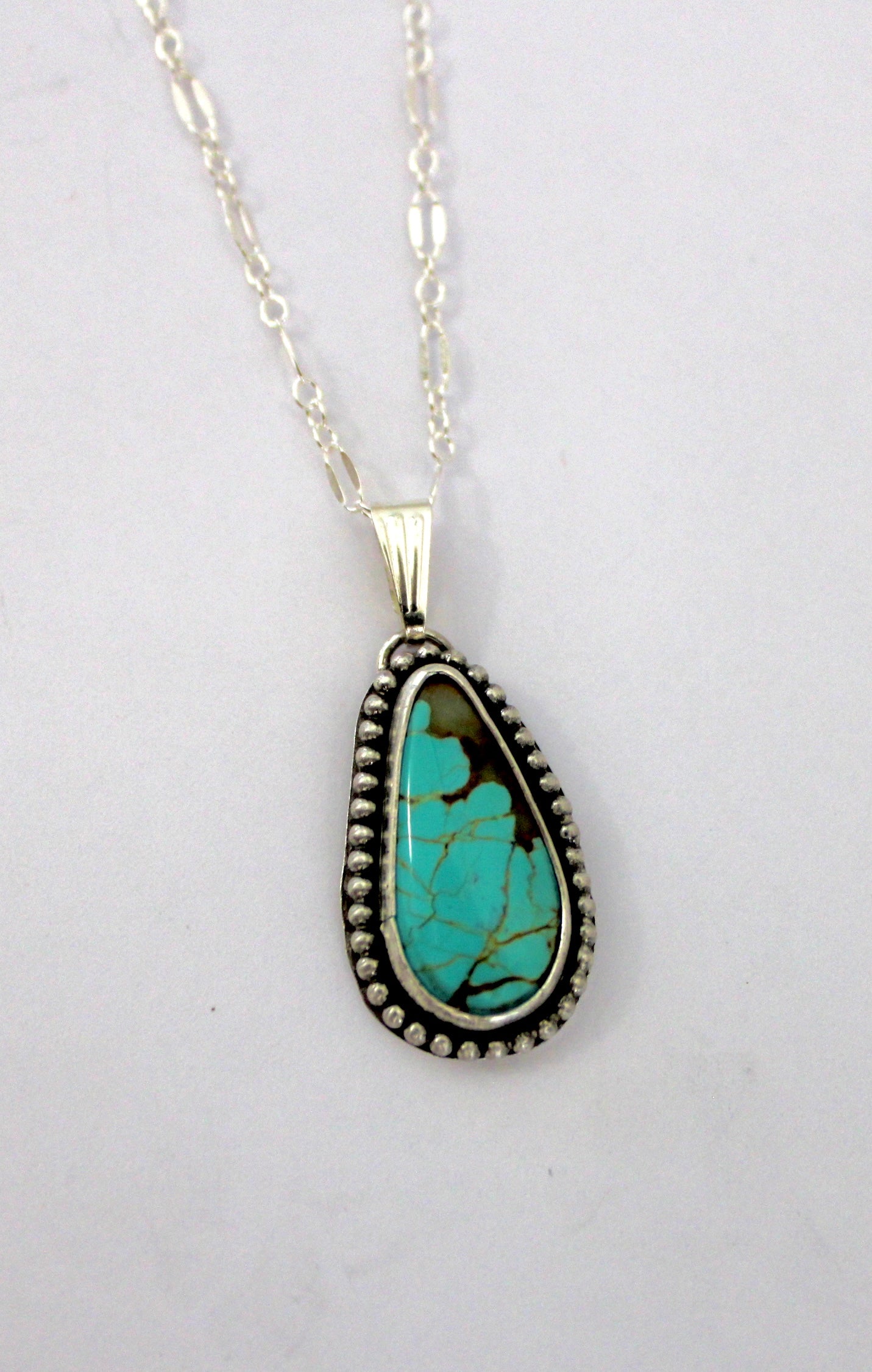 Number 8 Turquoise Necklace