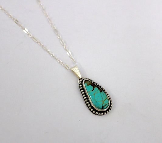 Number 8 Turquoise Necklace