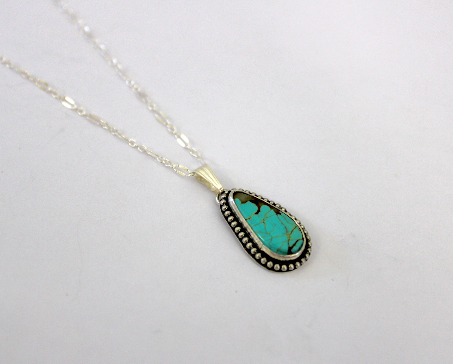 Number 8 Turquoise Necklace
