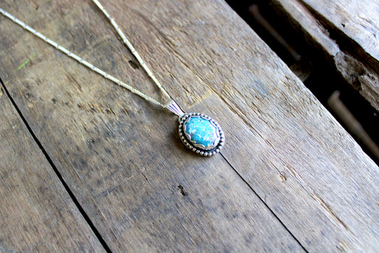 White Water Turquoise Necklace