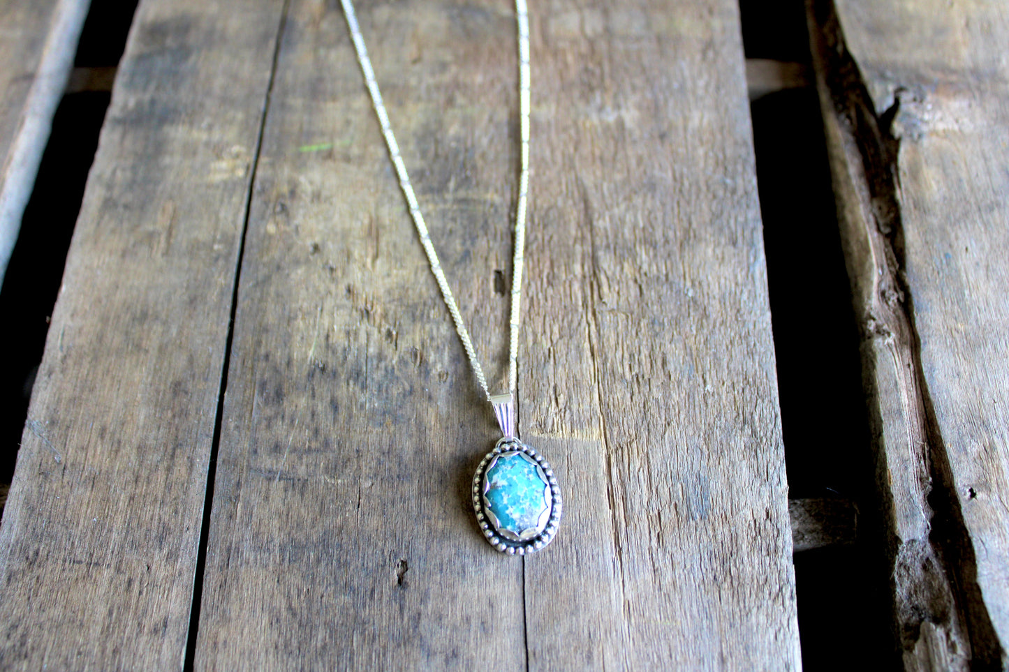 White Water Turquoise Necklace