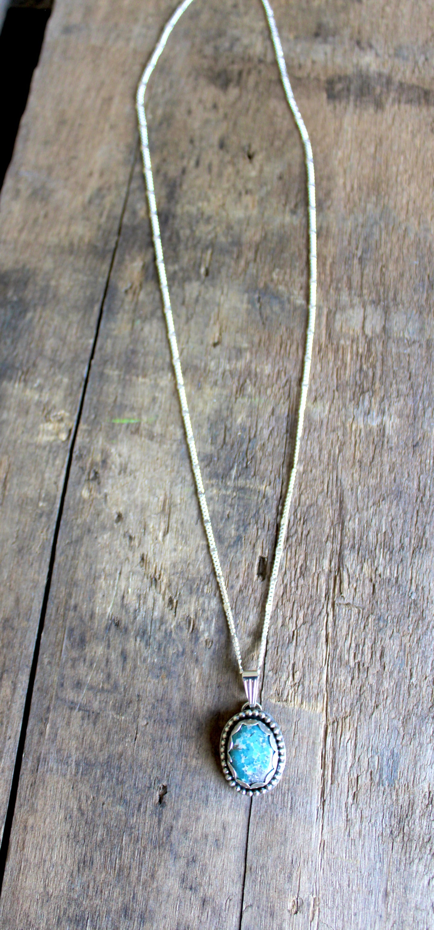 White Water Turquoise Necklace