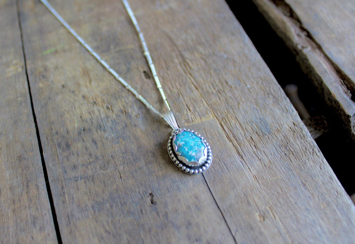 White Water Turquoise Necklace
