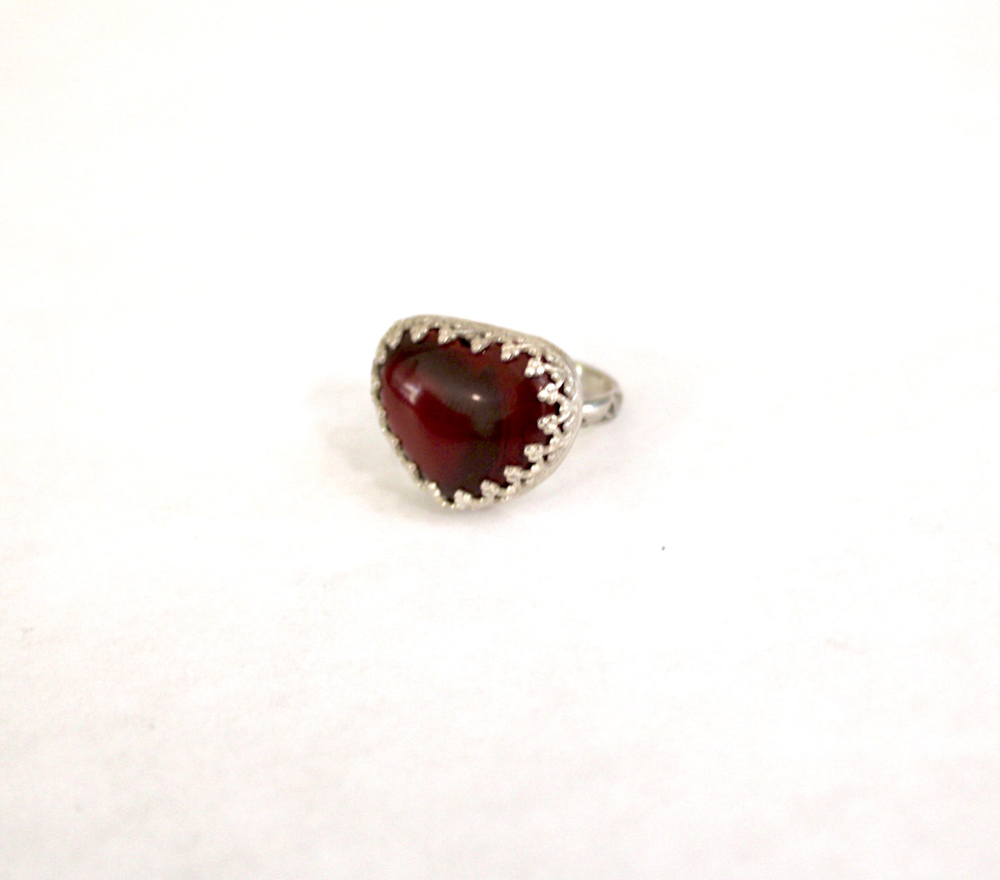 Jasper Heart Ring- size 7