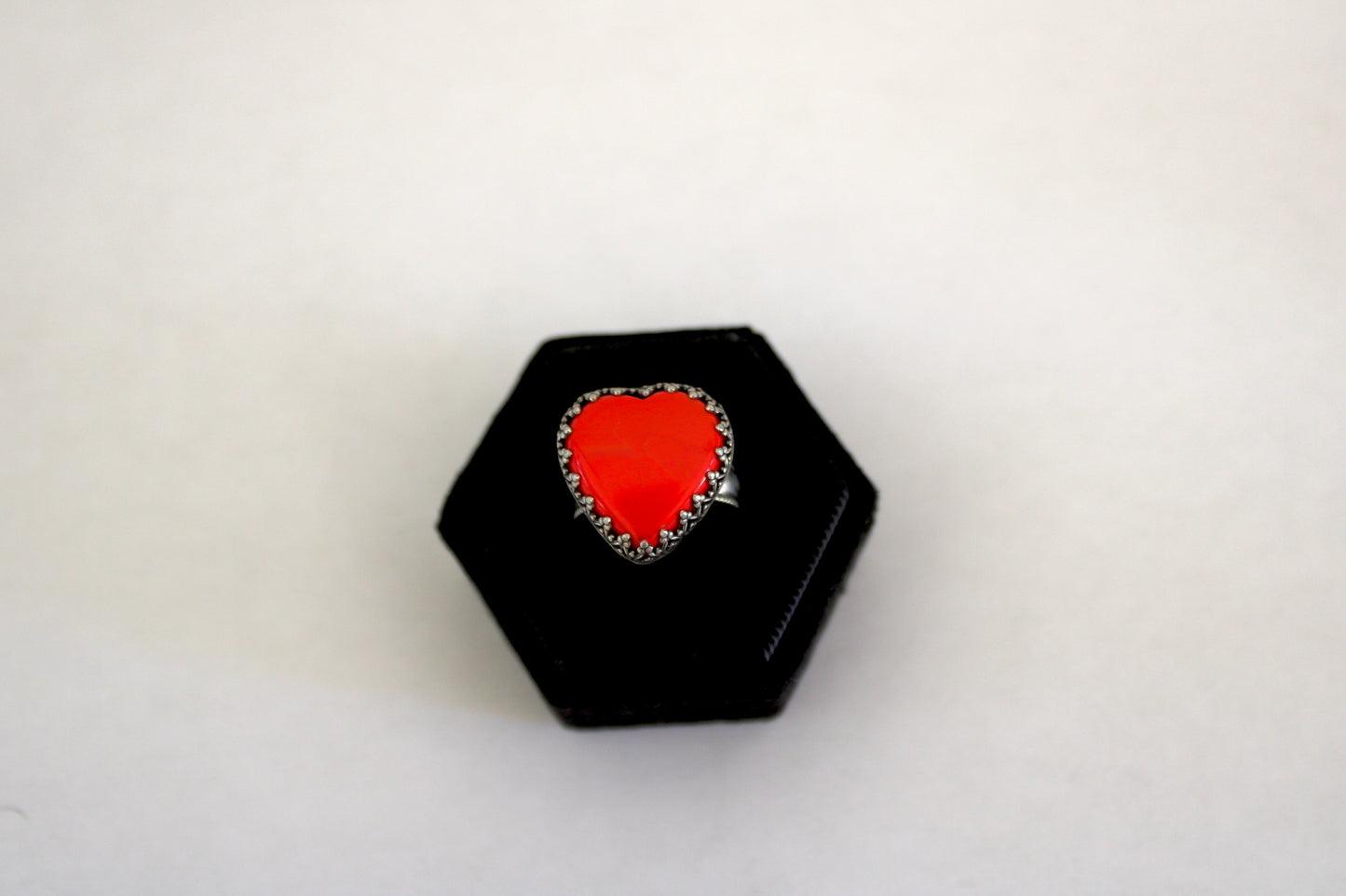 Rosarita Heart Ring- Size 7