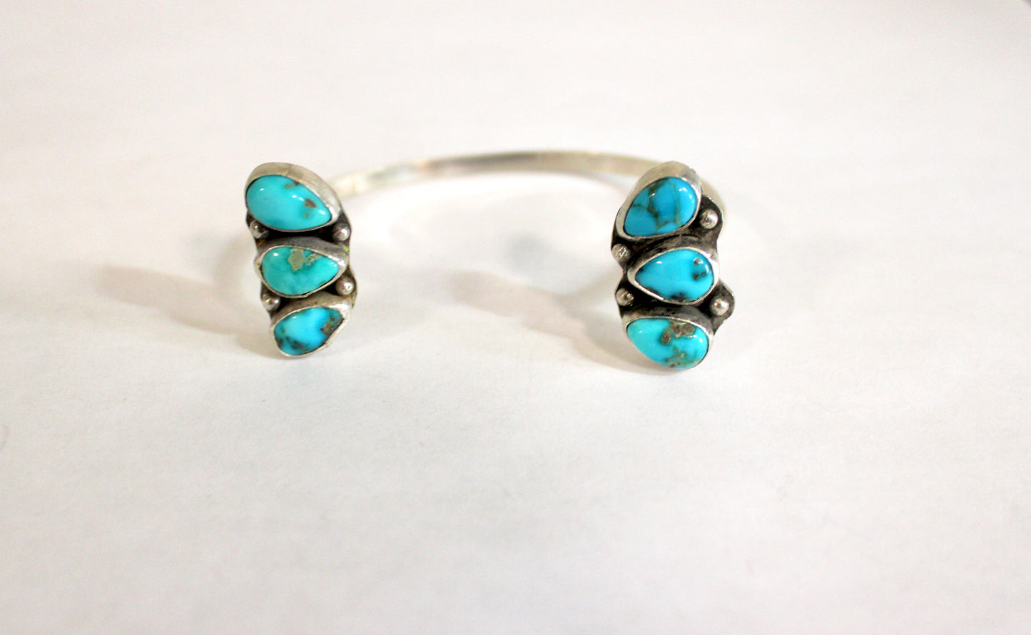 Lone Mountain Turquoise Open Cuff