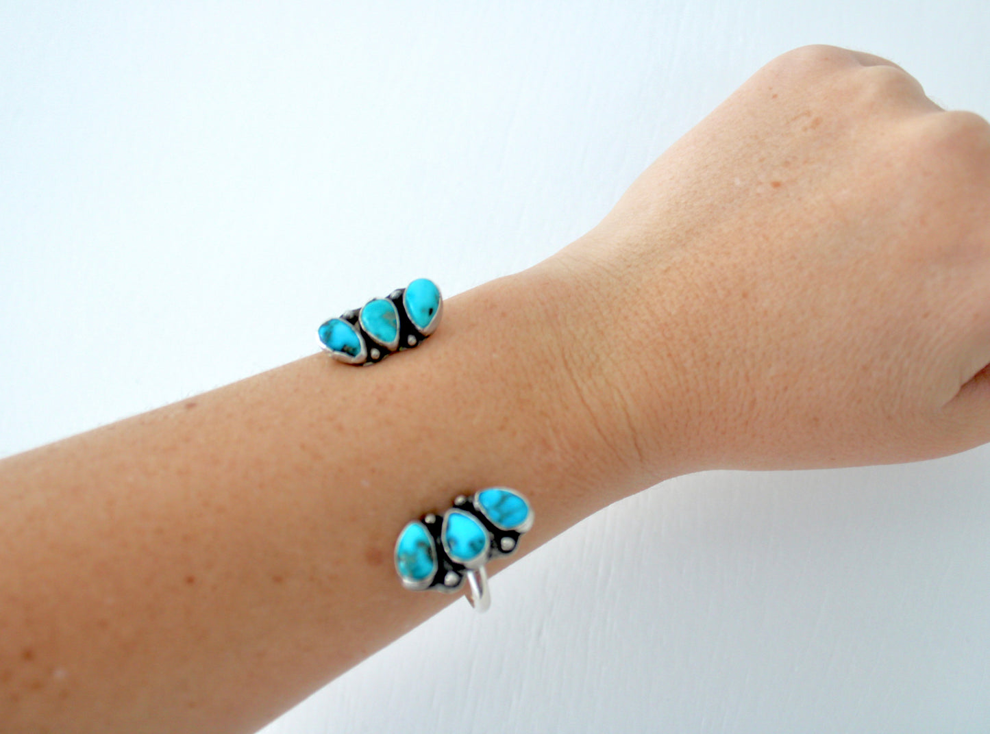 Lone Mountain Turquoise Open Cuff