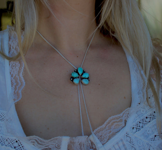 Dry Creek Turquoise Bolo Necklace