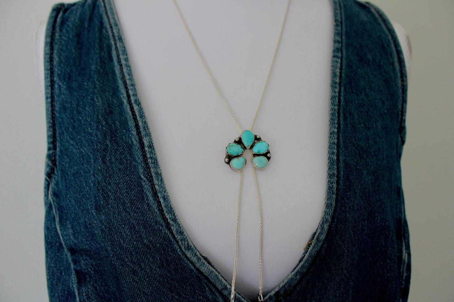 Dry Creek Turquoise Bolo Necklace