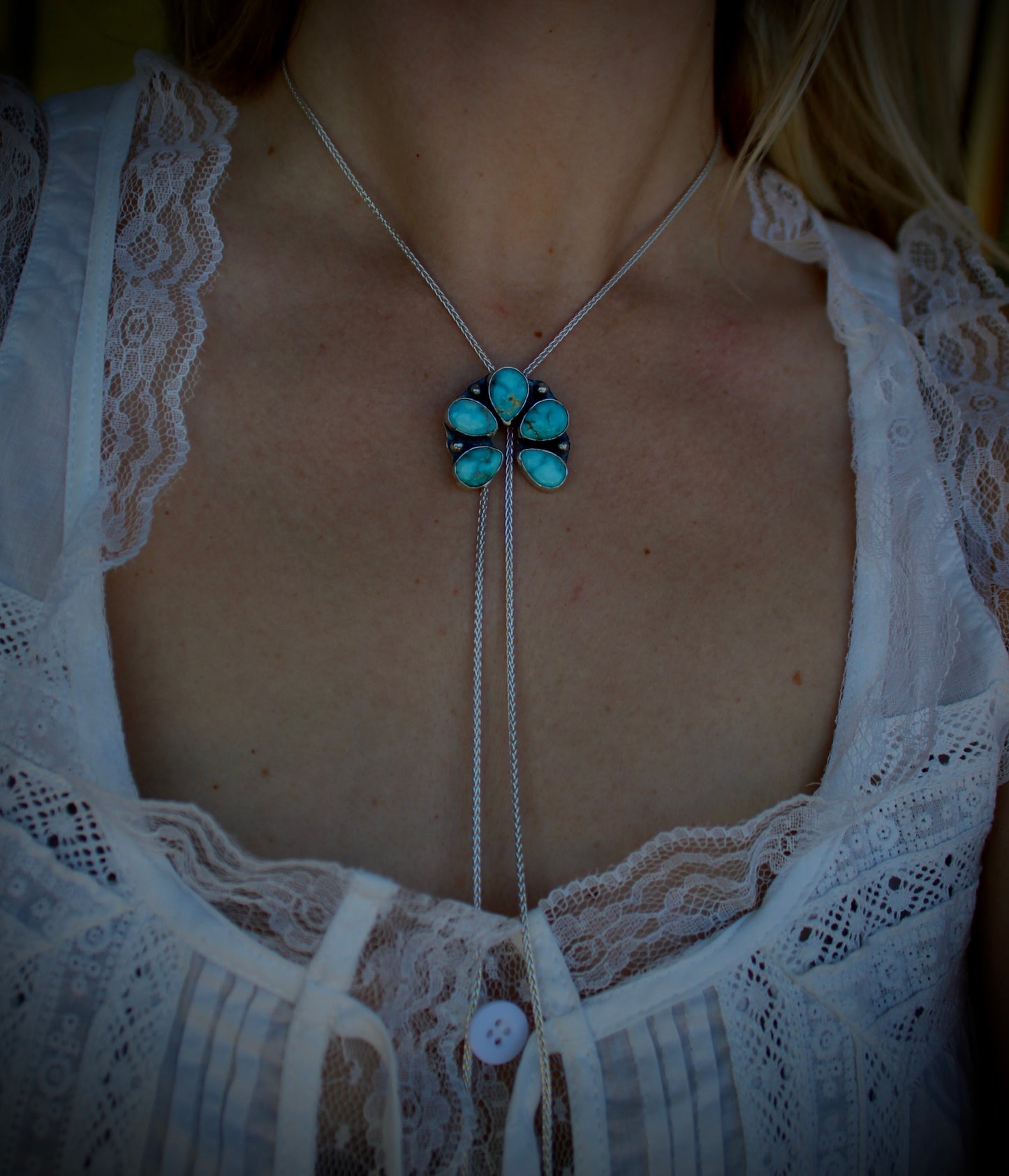 Sierra Bella Turquoise Bolo Necklace