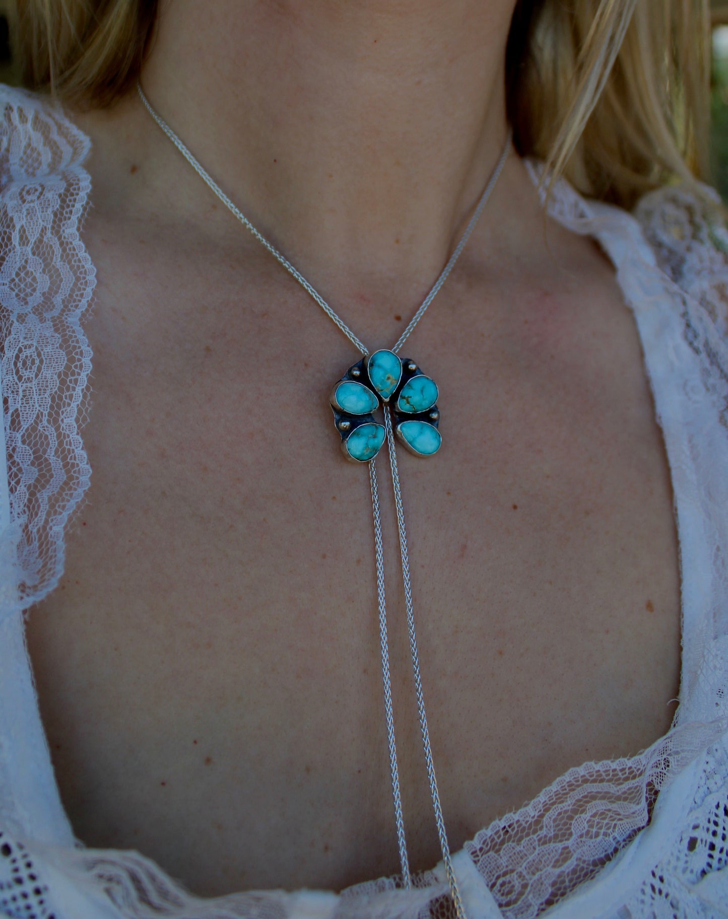 Sierra Bella Turquoise Bolo Necklace