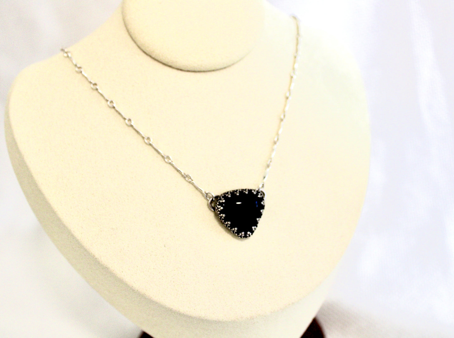 Onyx Heart Choker