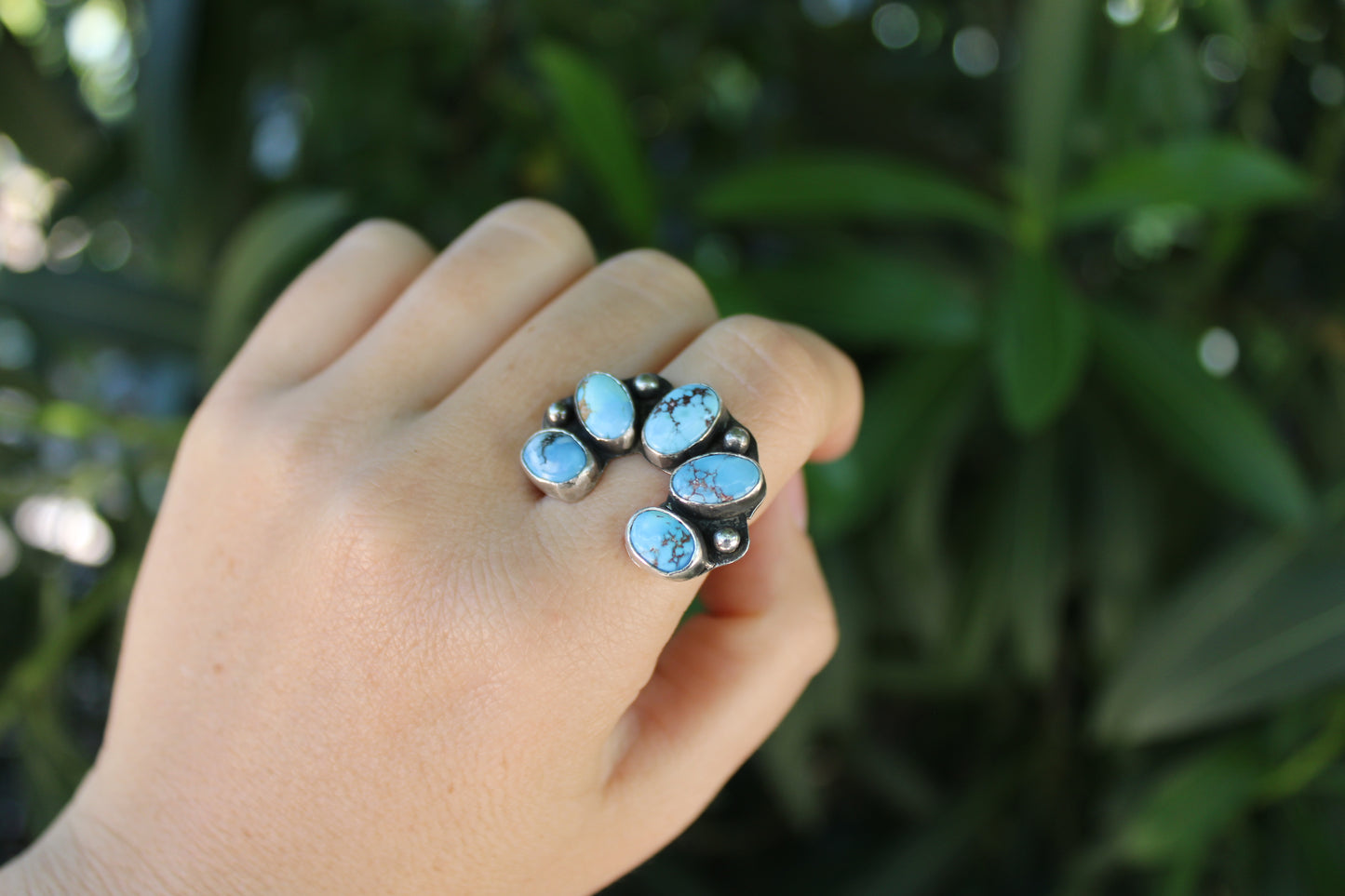 Golden Hills Cluster Ring -Size 8.5