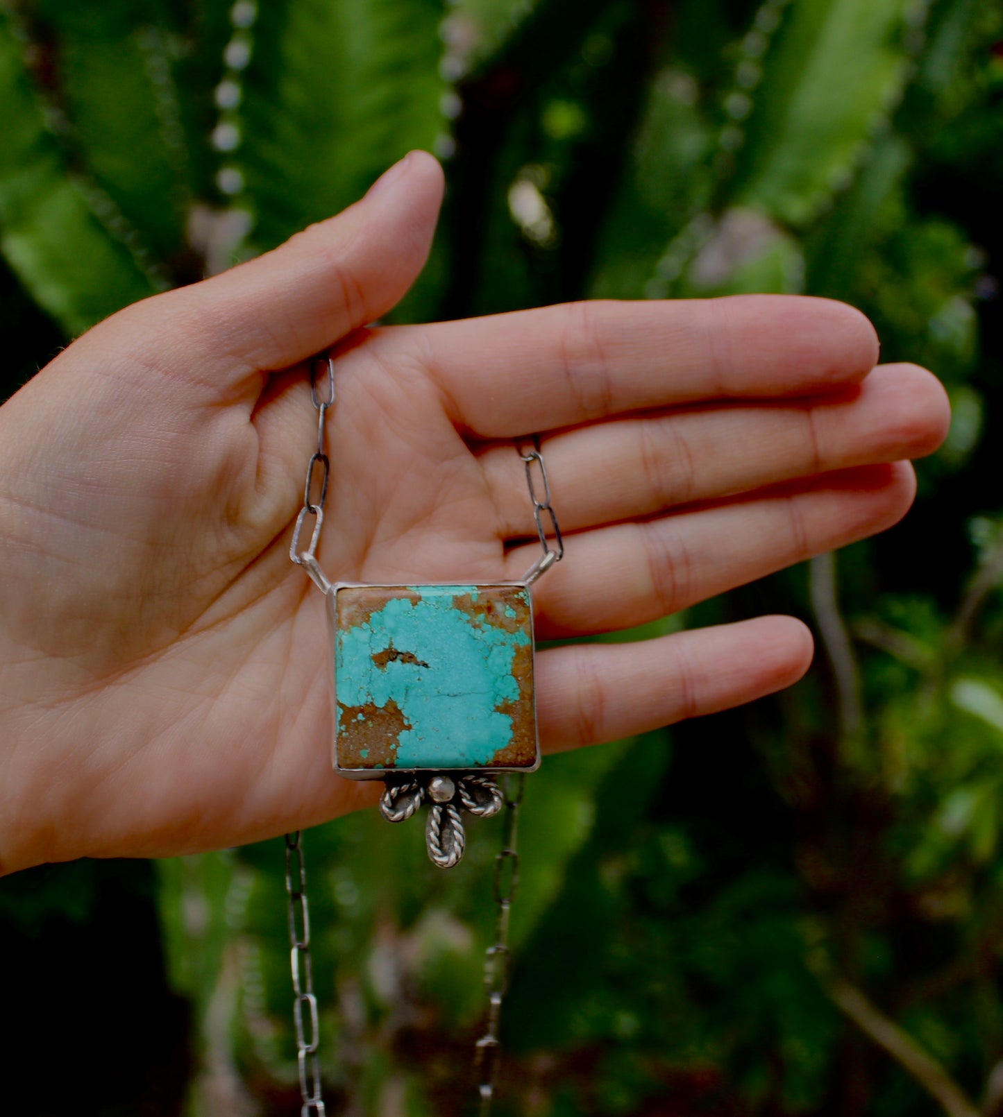 Number 8 Turquoise Necklace