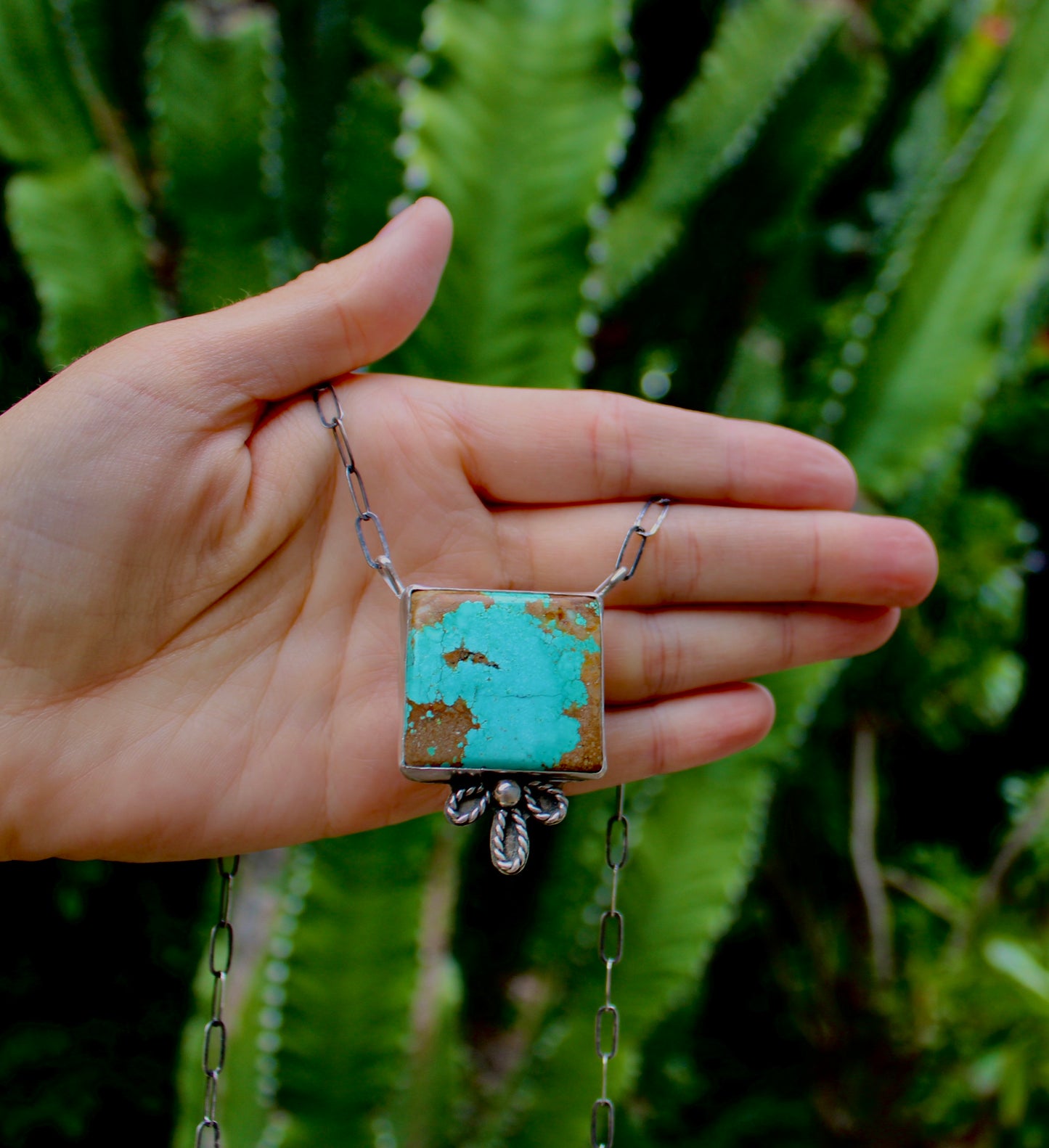 Number 8 Turquoise Necklace