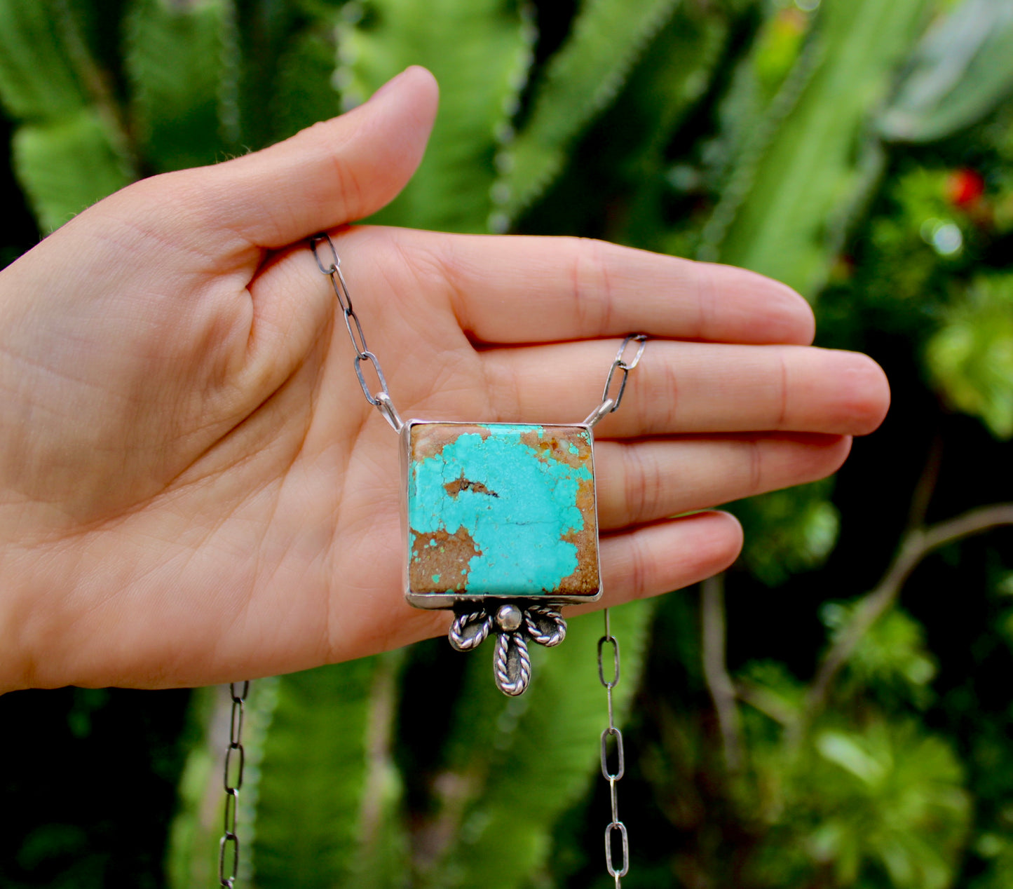 Number 8 Turquoise Necklace