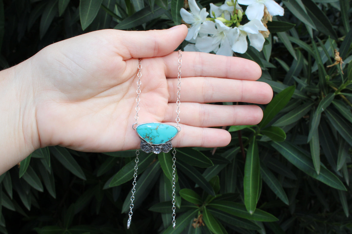 Nina Maria Turquoise Floral Necklace