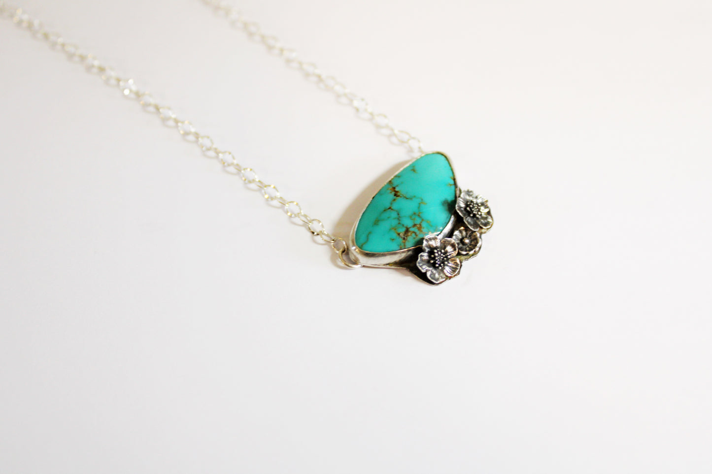 Nina Maria Turquoise Floral Necklace