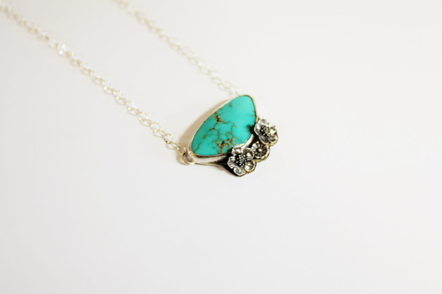 Nina Maria Turquoise Floral Necklace