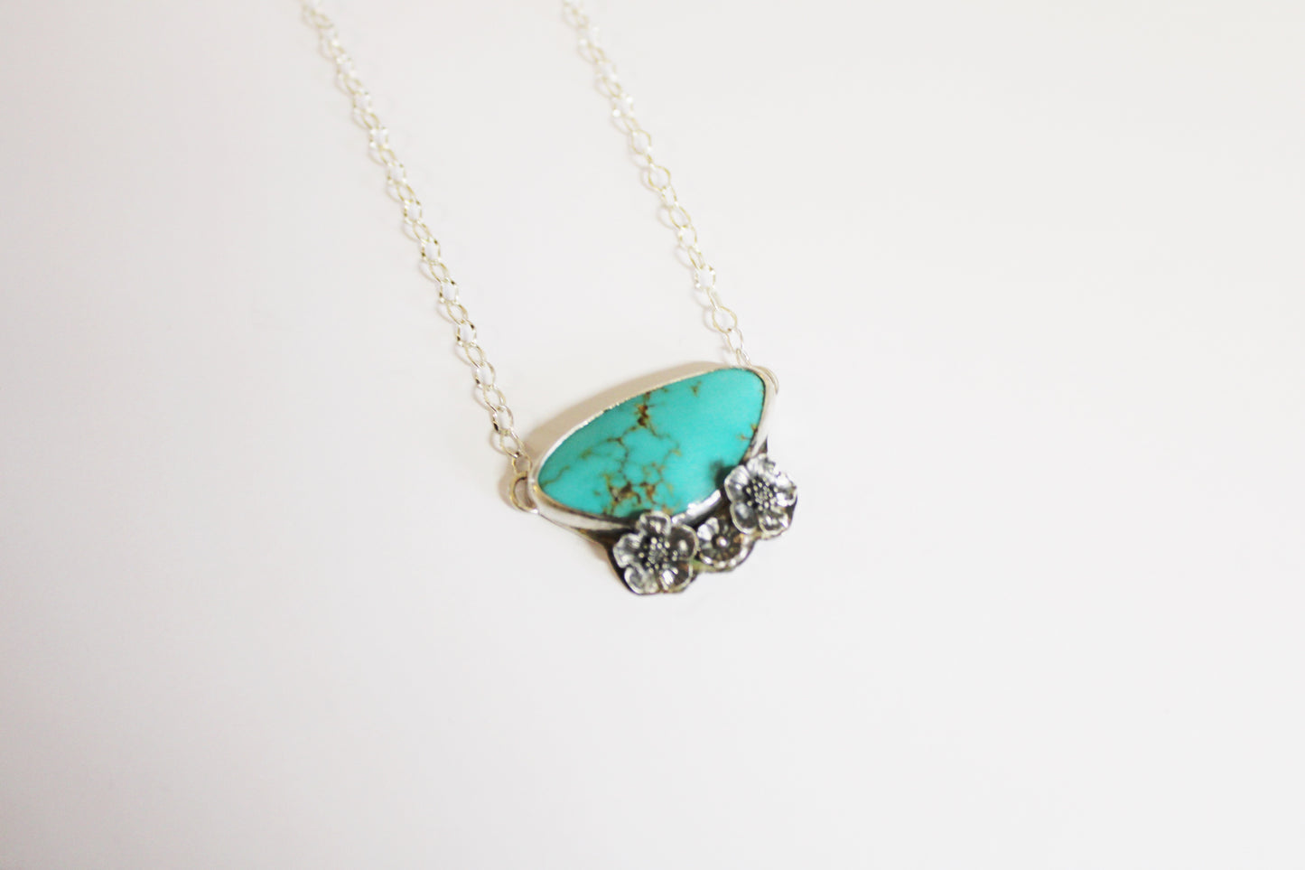 Nina Maria Turquoise Floral Necklace
