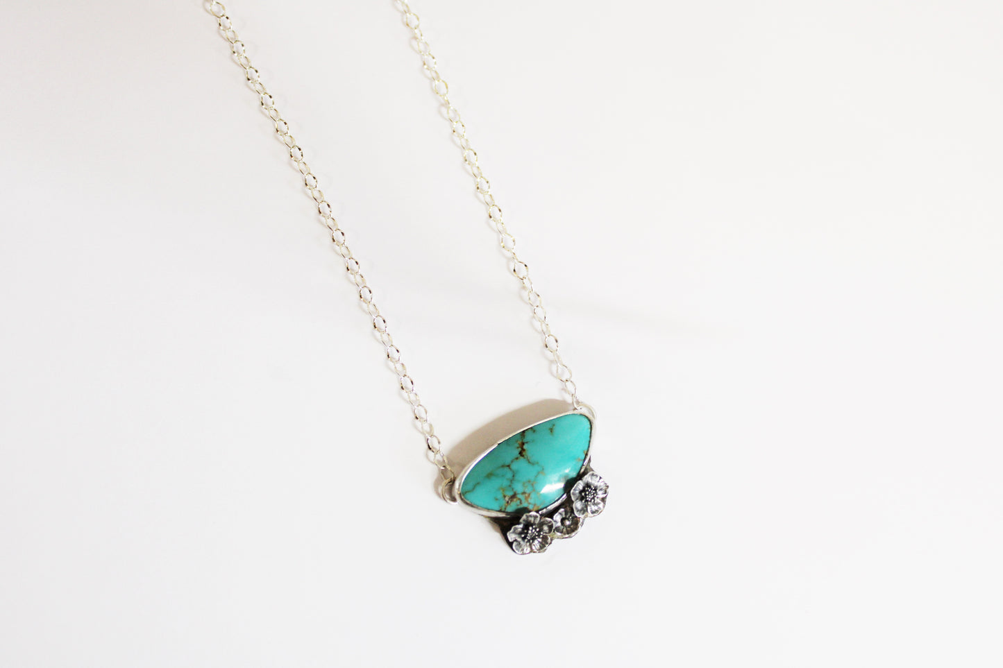 Nina Maria Turquoise Floral Necklace