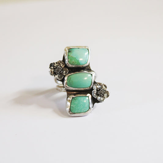 Carico Lake Floral Ring-Size 7