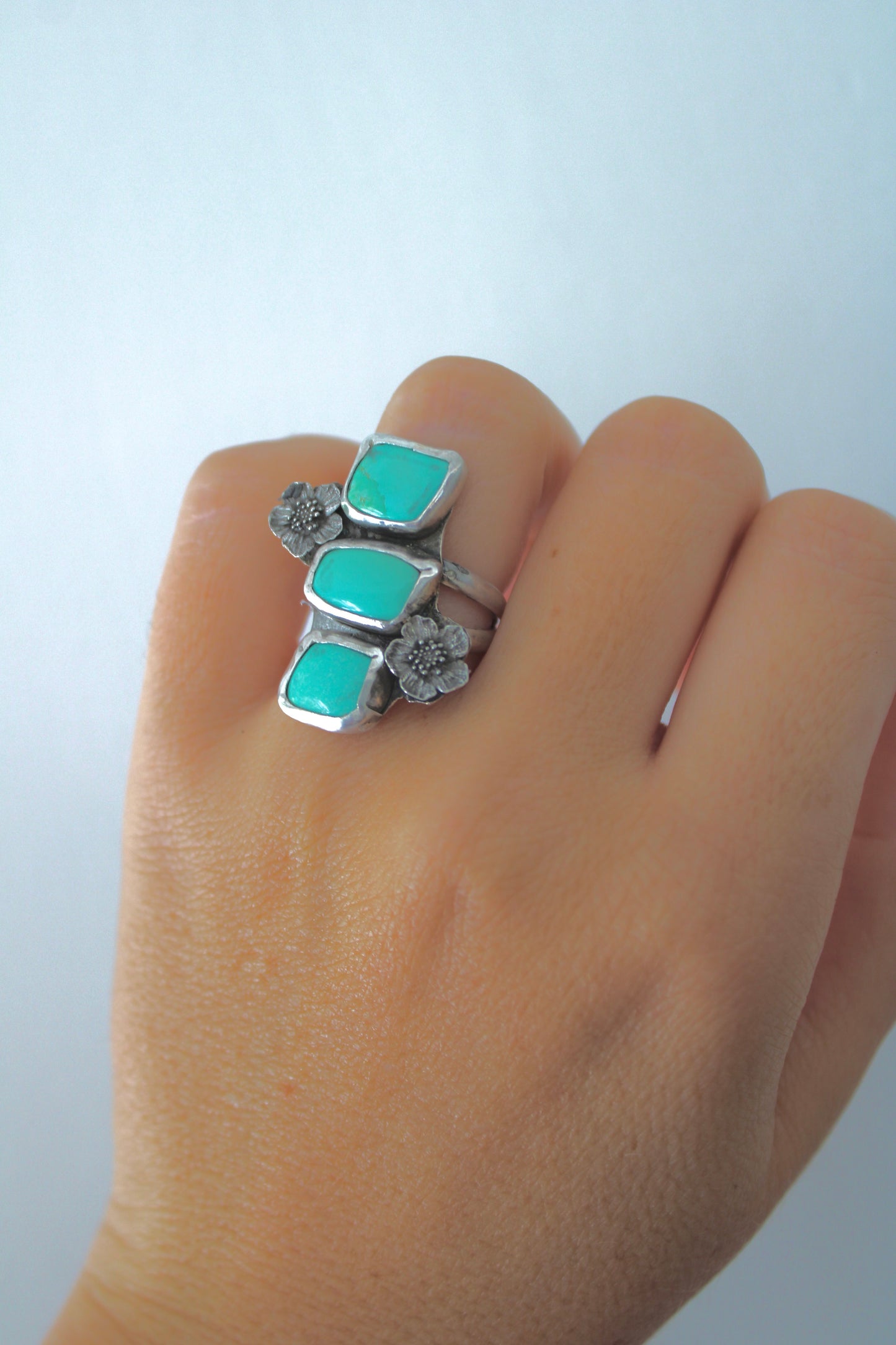 Carico Lake Floral Ring-Size 7