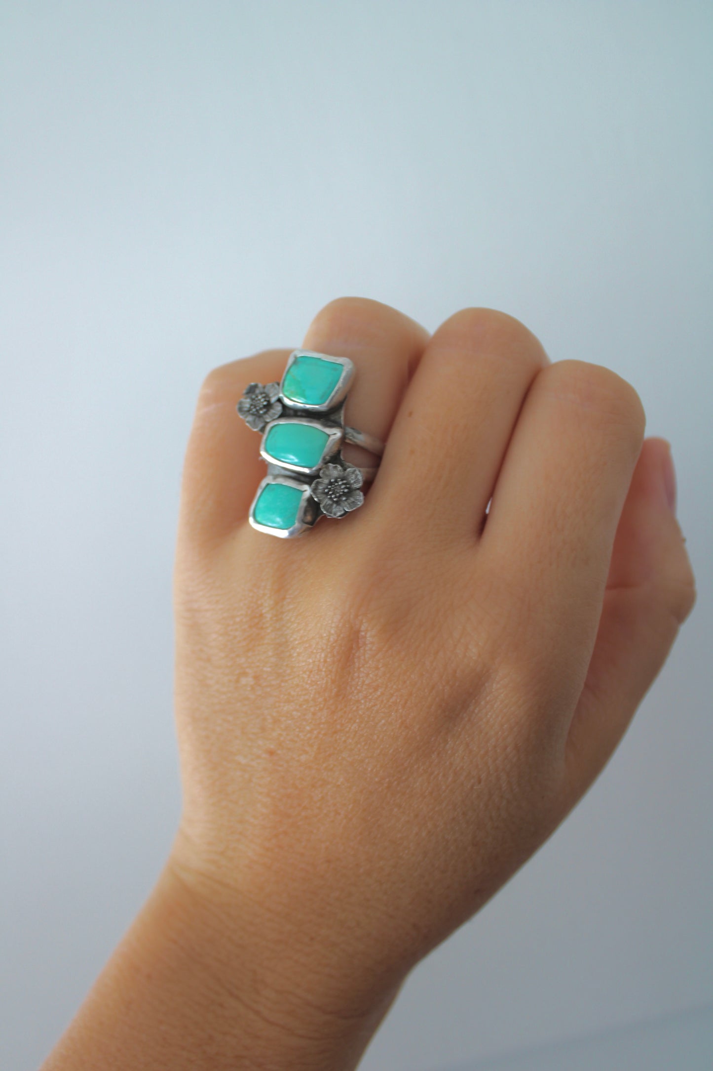 Carico Lake Floral Ring-Size 7