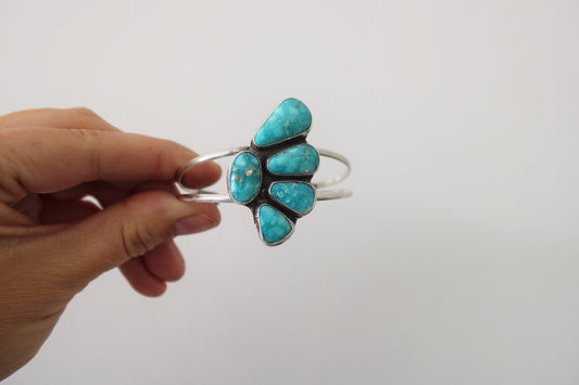 White Water Turquoise Cuff