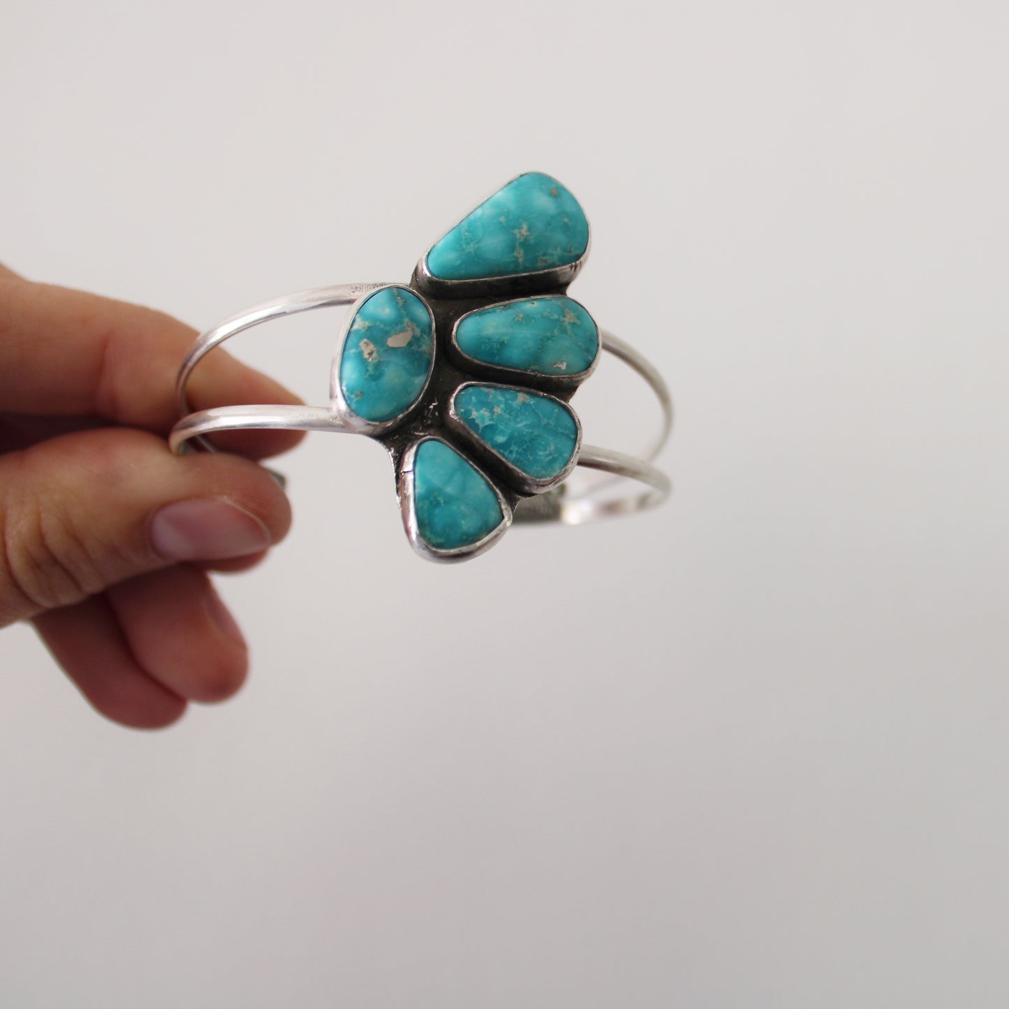 White Water Turquoise Cuff