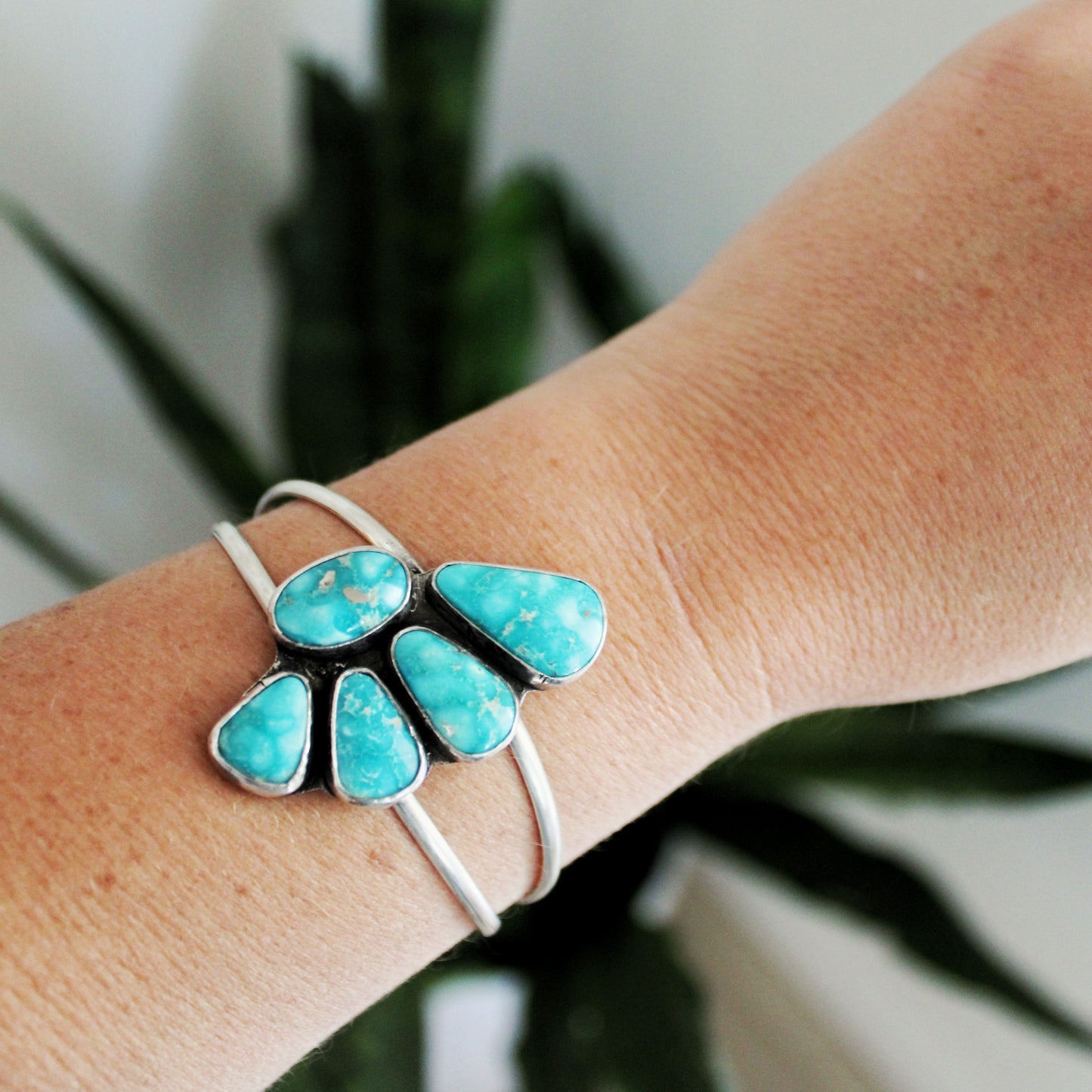 White Water Turquoise Cuff
