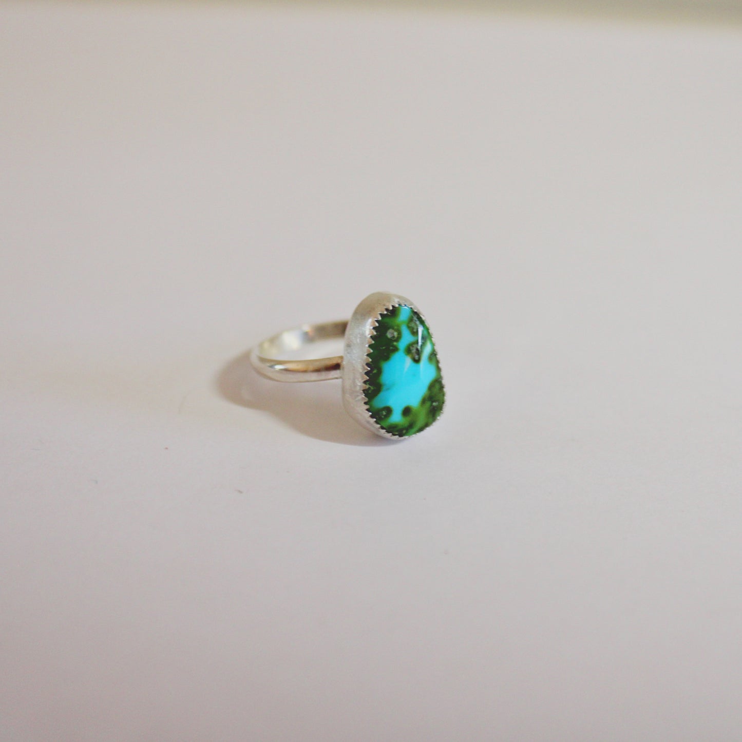 Sonoran Gold Turquoise Ring- Size 9.5