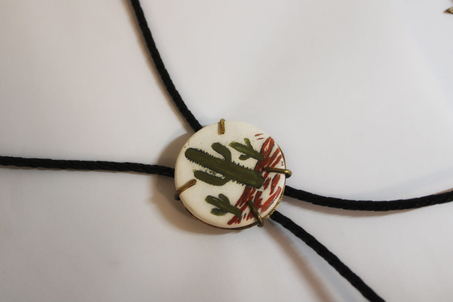 Cactus Bolo Tie