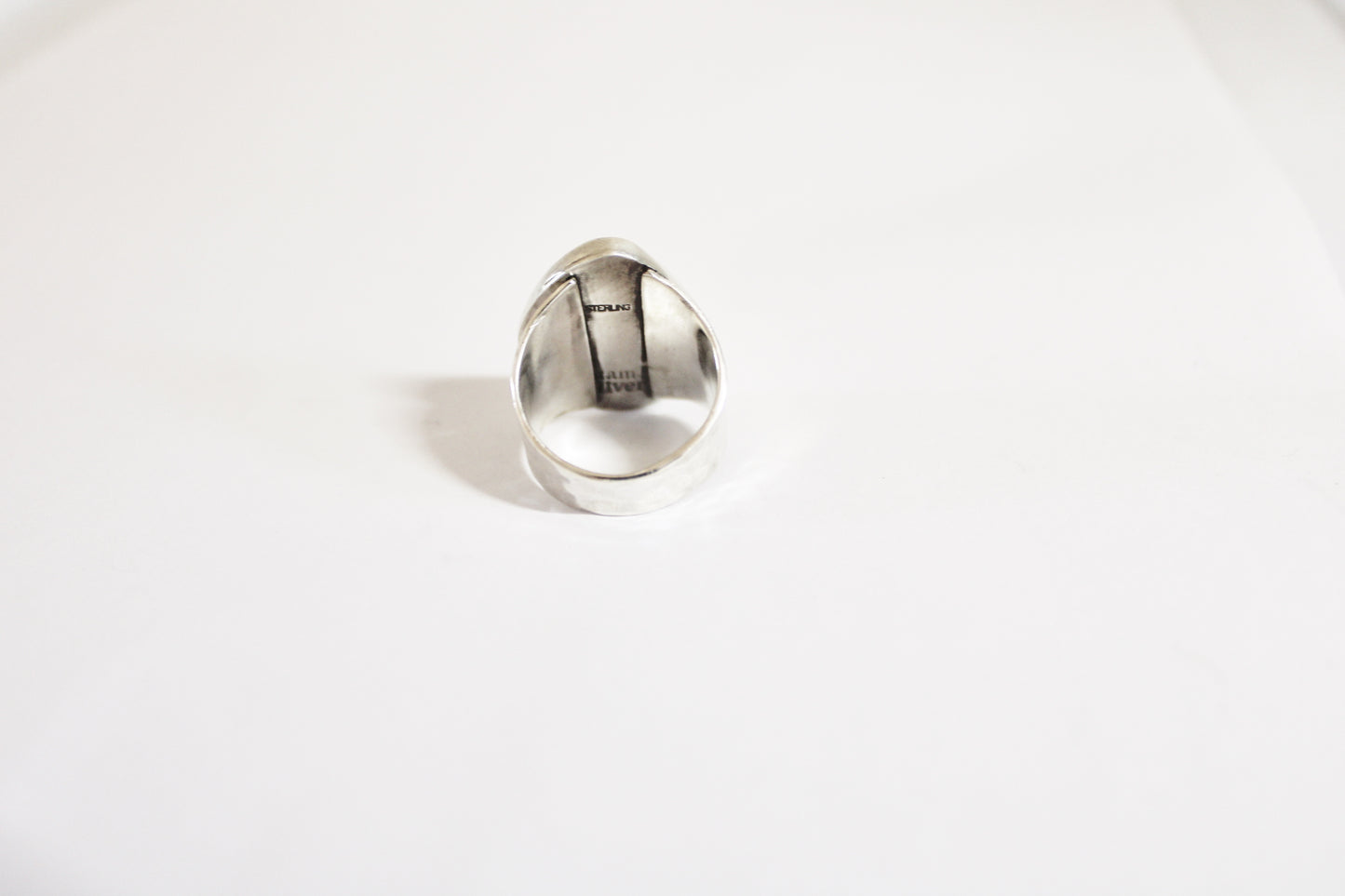 Sonoran Turquoise Hammered Ring- Size 8