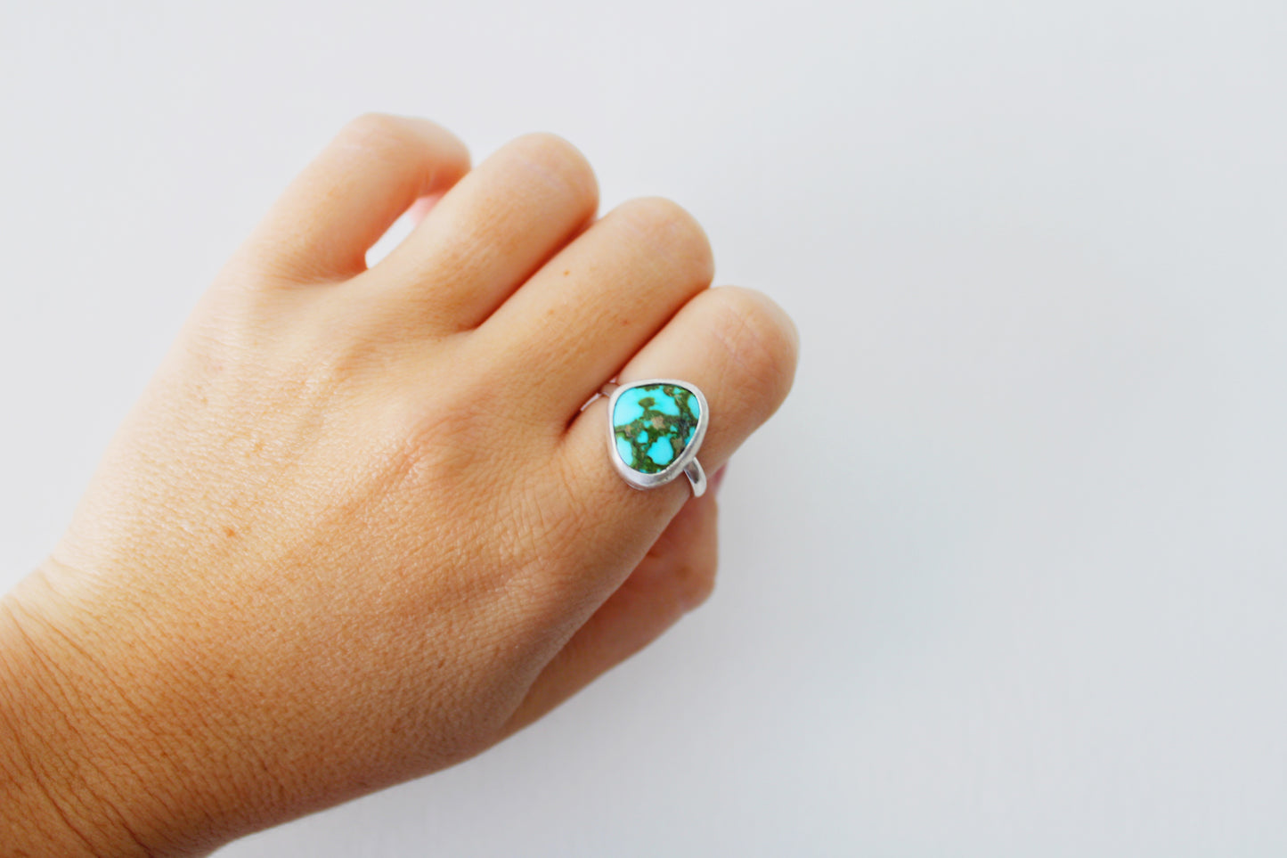 Sonoran Gold Turquoise Ring-Size 8
