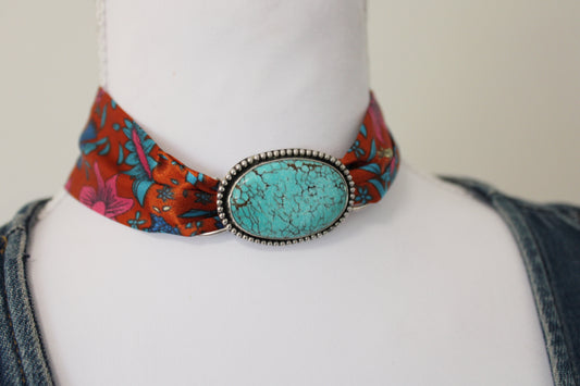 Turquoise Scarf