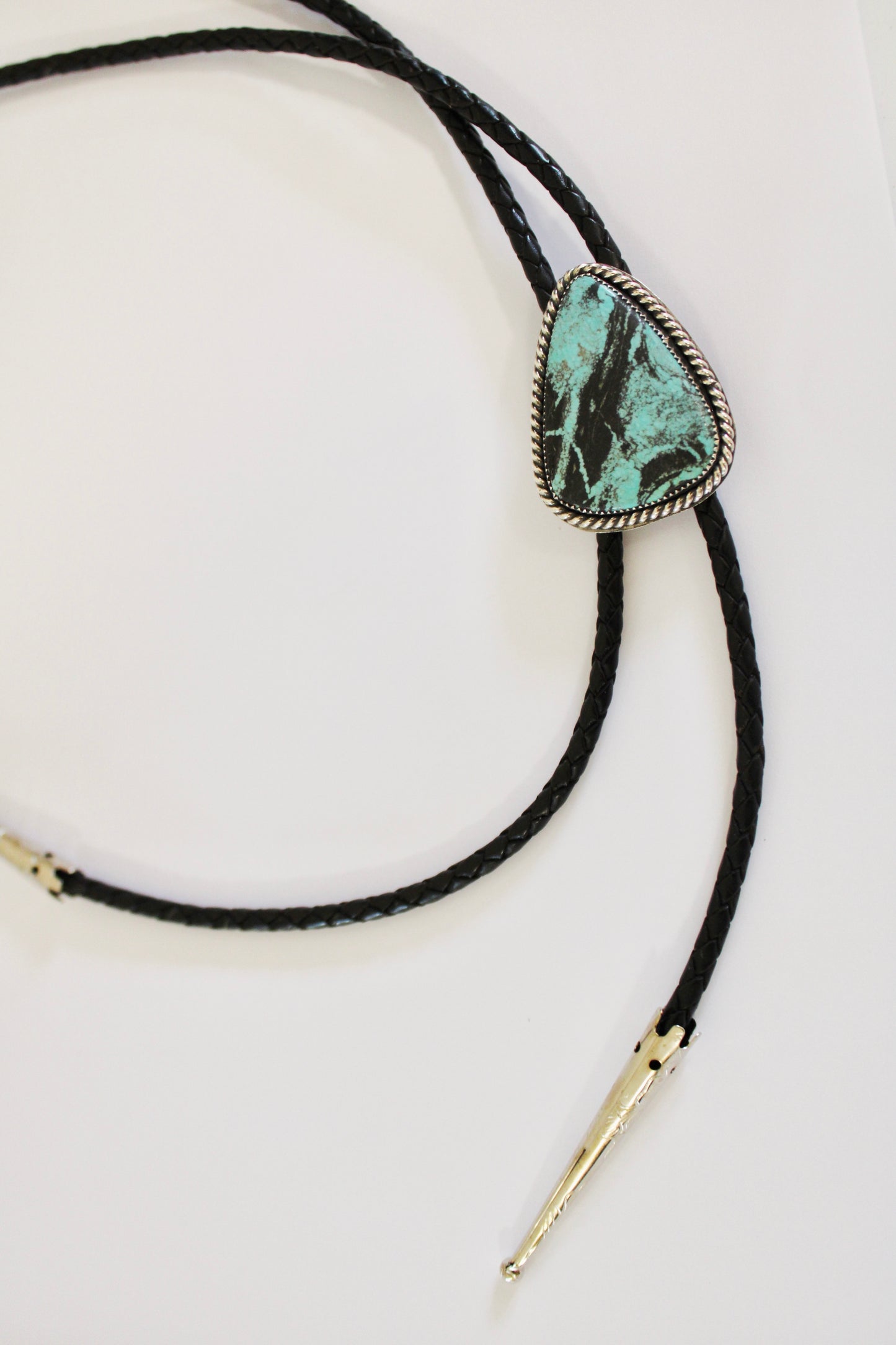 Number 8 Turquoise Bolo Tie