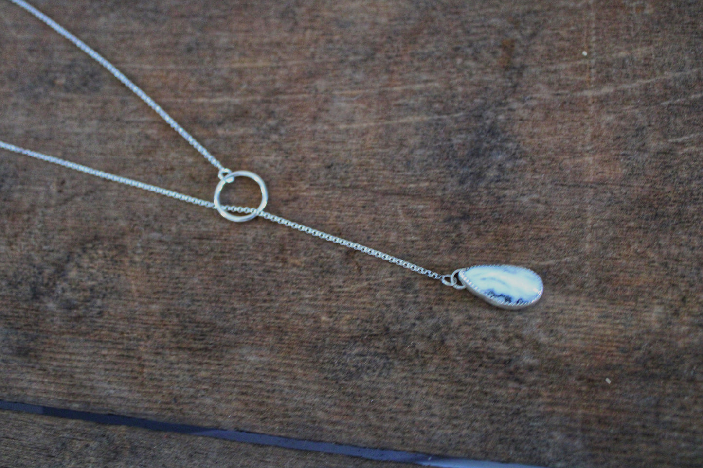 White Buffalo Turquoise Lariat