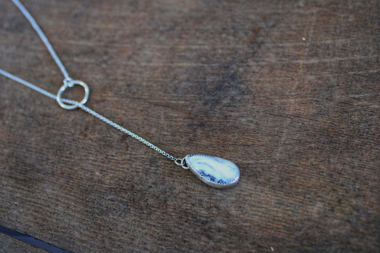 White Buffalo Turquoise Lariat