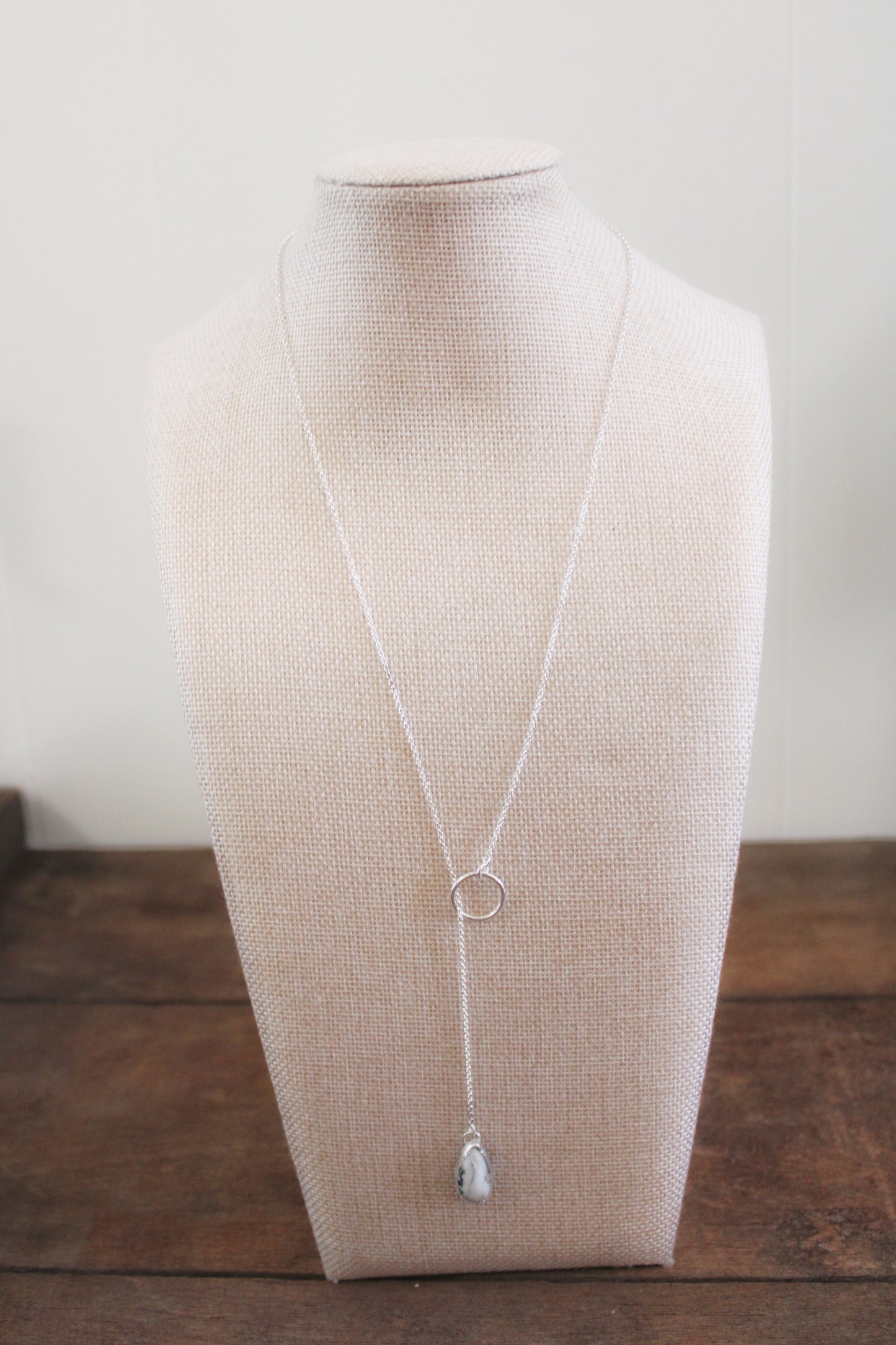 White Buffalo Turquoise Lariat