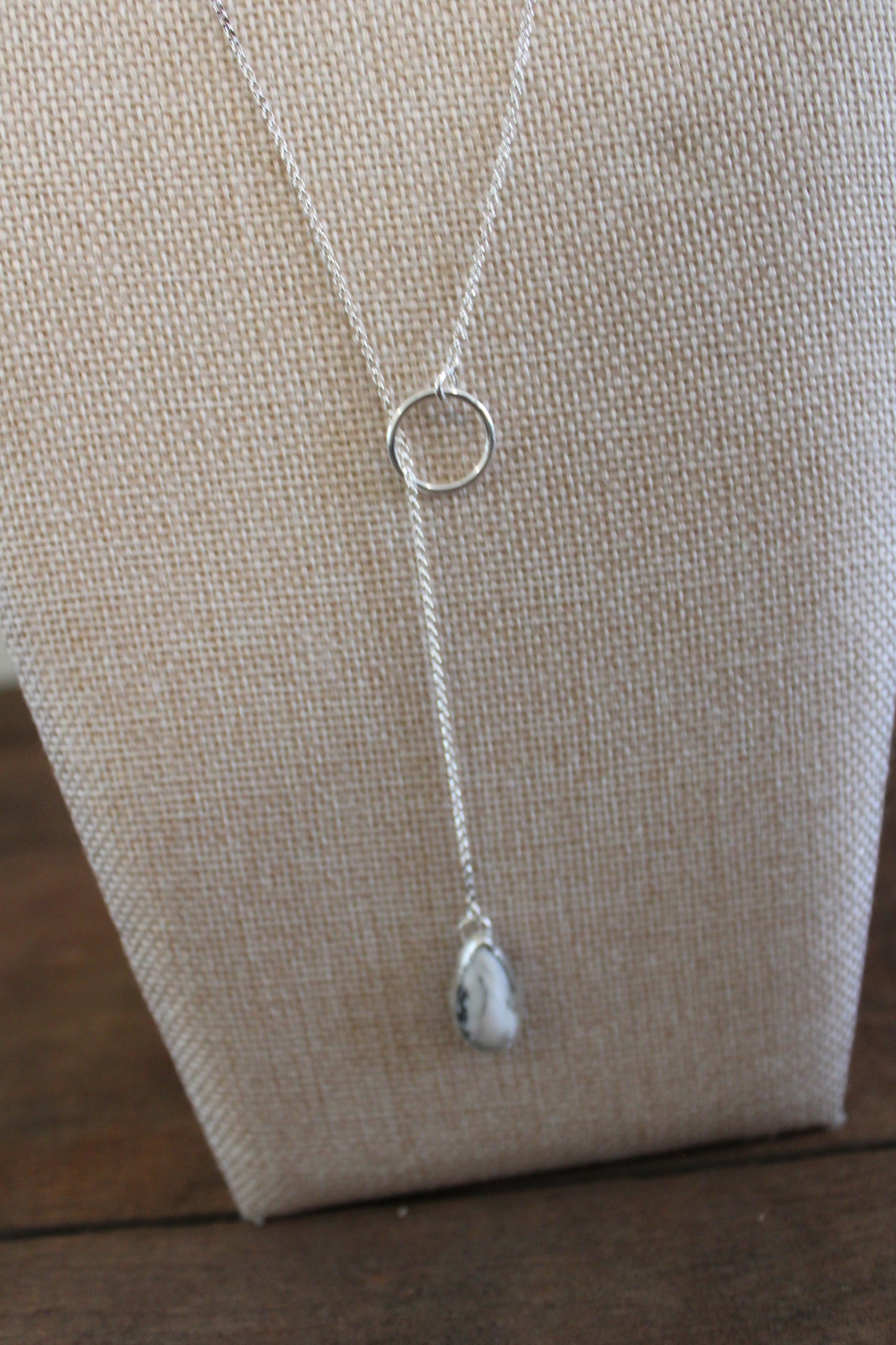 White Buffalo Turquoise Lariat